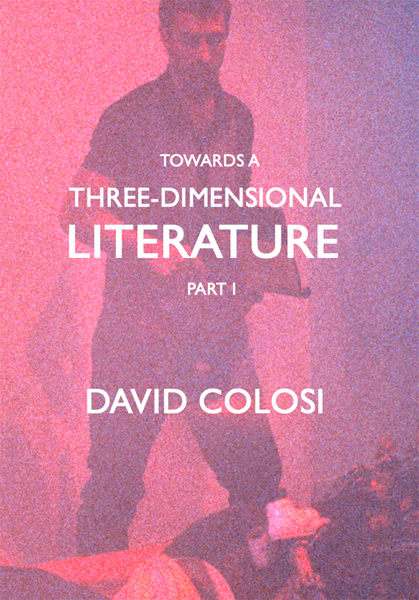 David Colosi, Towards a Three-Dimensional Literature, Part 1, 2012